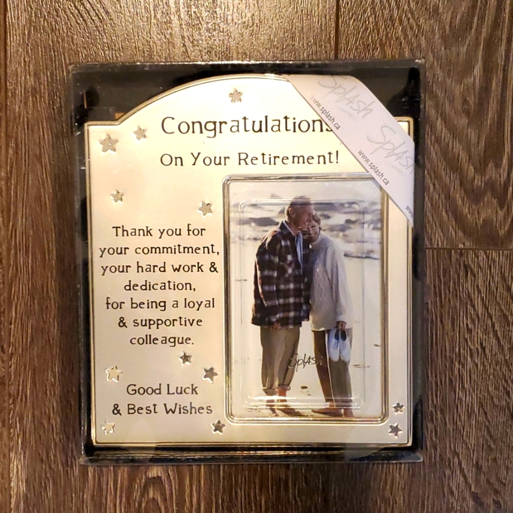 Picture Frame - Congratulations on your Retirement! BRAND NEW